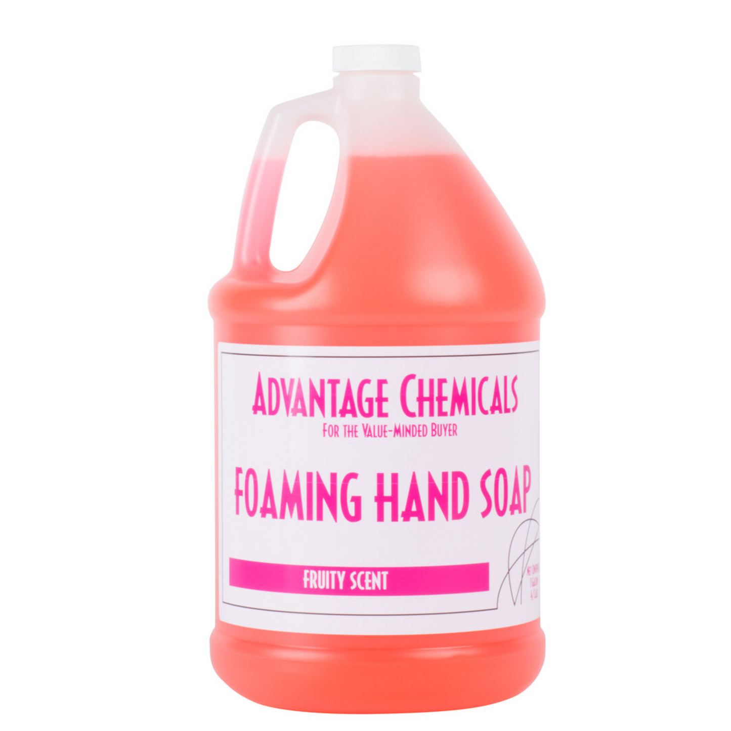 Advantage Chemicals 1 Gallon Ready-to-Use Foaming Hand Soap – Fruity Scent, Gentle, Cost-Effective