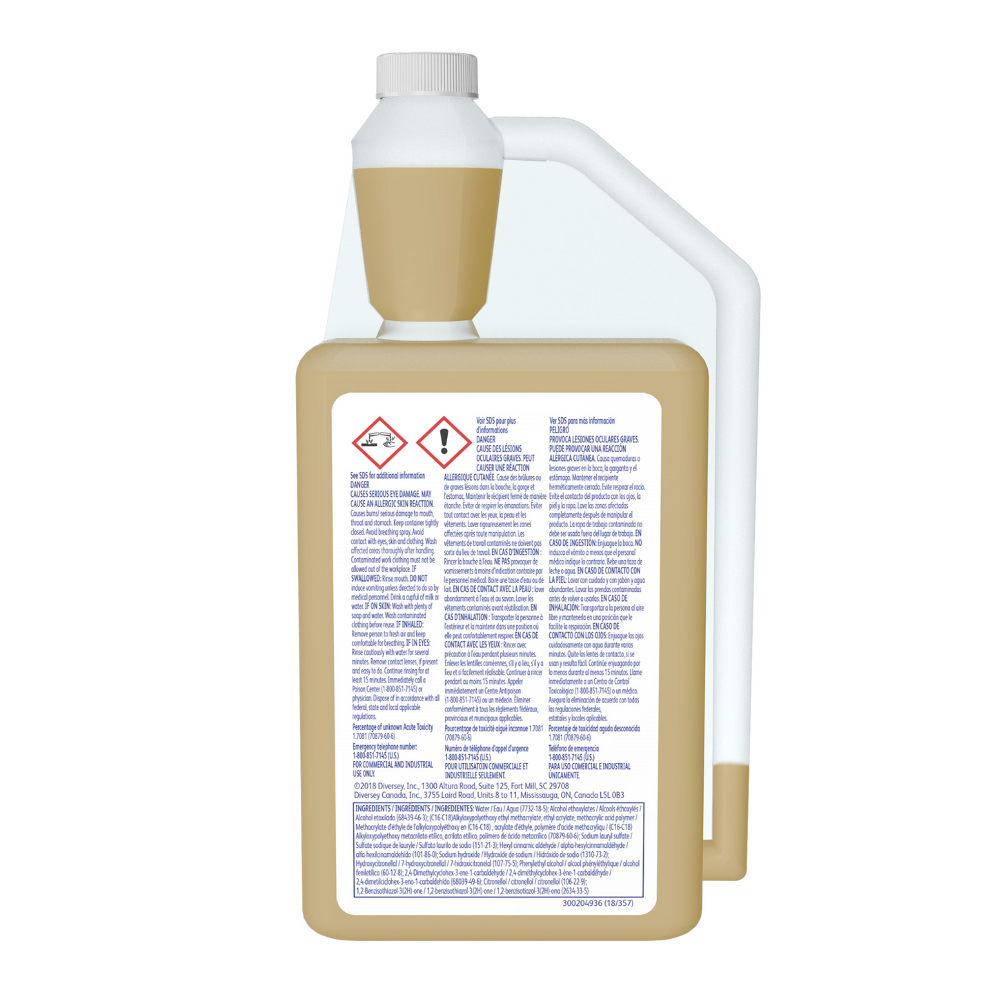 Diversey Accumix Stench and Stain Digester – 1 Qt. Carpet and Odor Cleaner