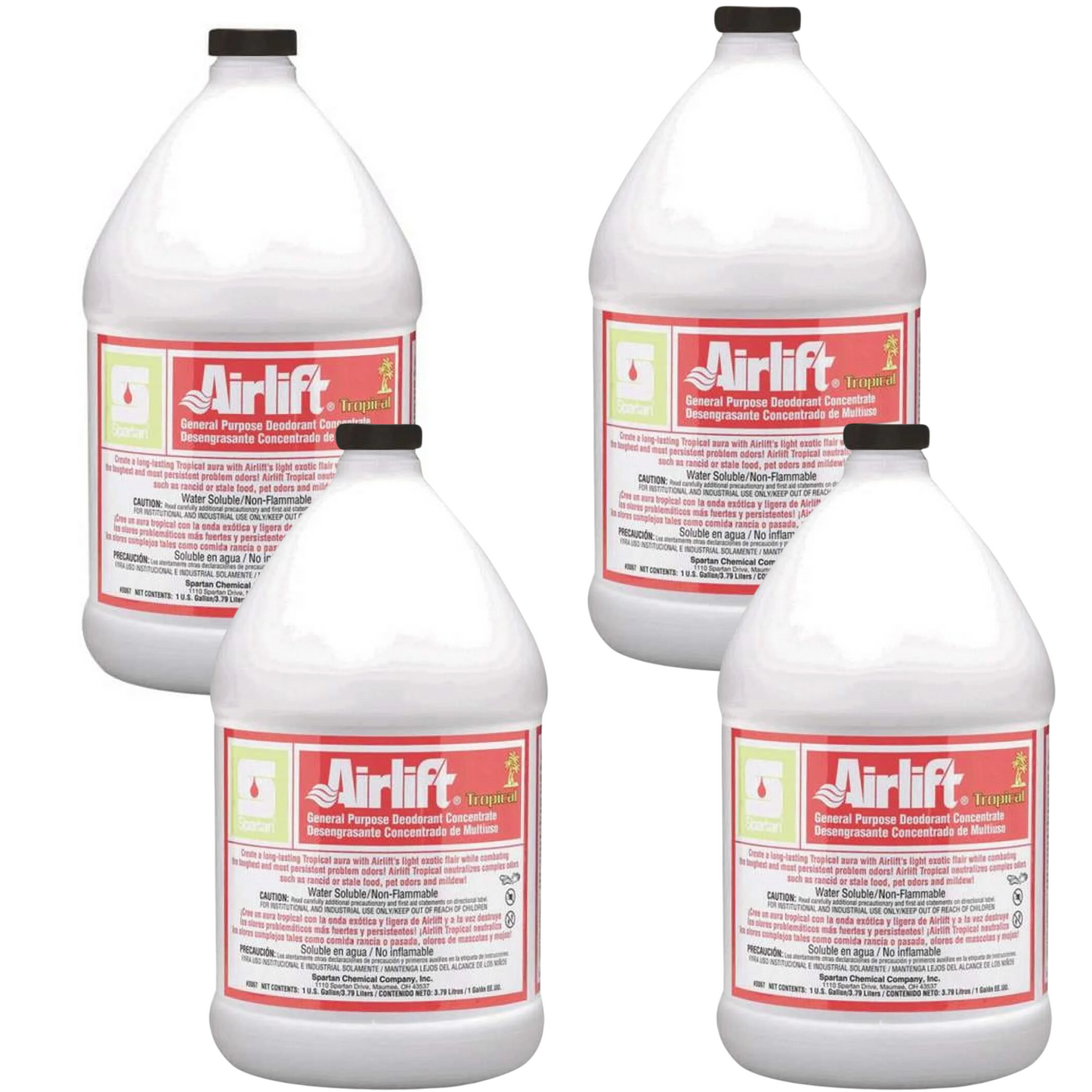 Spartan Airlift Tropical Scent Air Freshener – 1 Gallon, Eliminates Odors