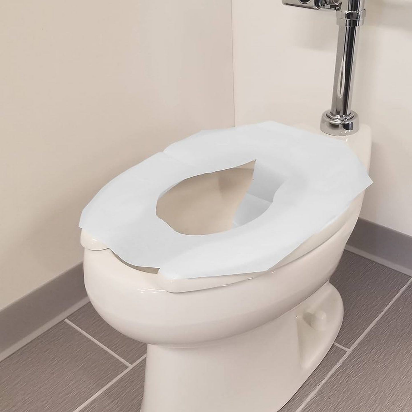 IMPACT PRODUCTS Rest Assured White Half-Fold Toilet Seat Covers (20-Pack of 250-Count)