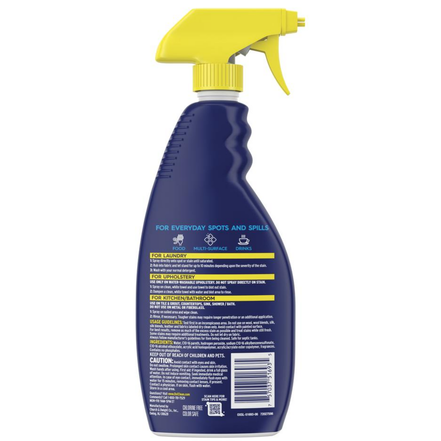 OxiClean Laundry Stain Remover Spray, 31 oz (Pack of 2)