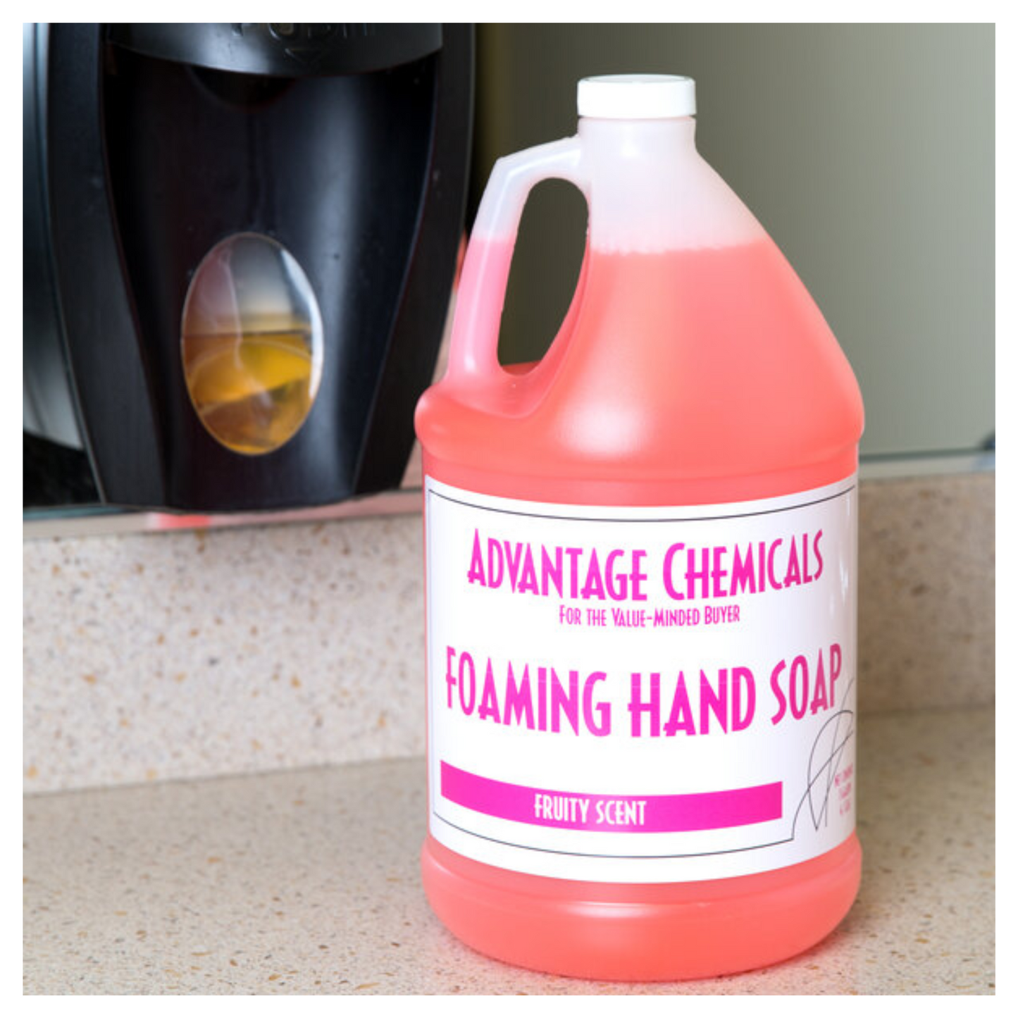 Advantage Chemicals 1 Gallon Ready-to-Use Foaming Hand Soap – Fruity Scent, Gentle, Cost-Effective