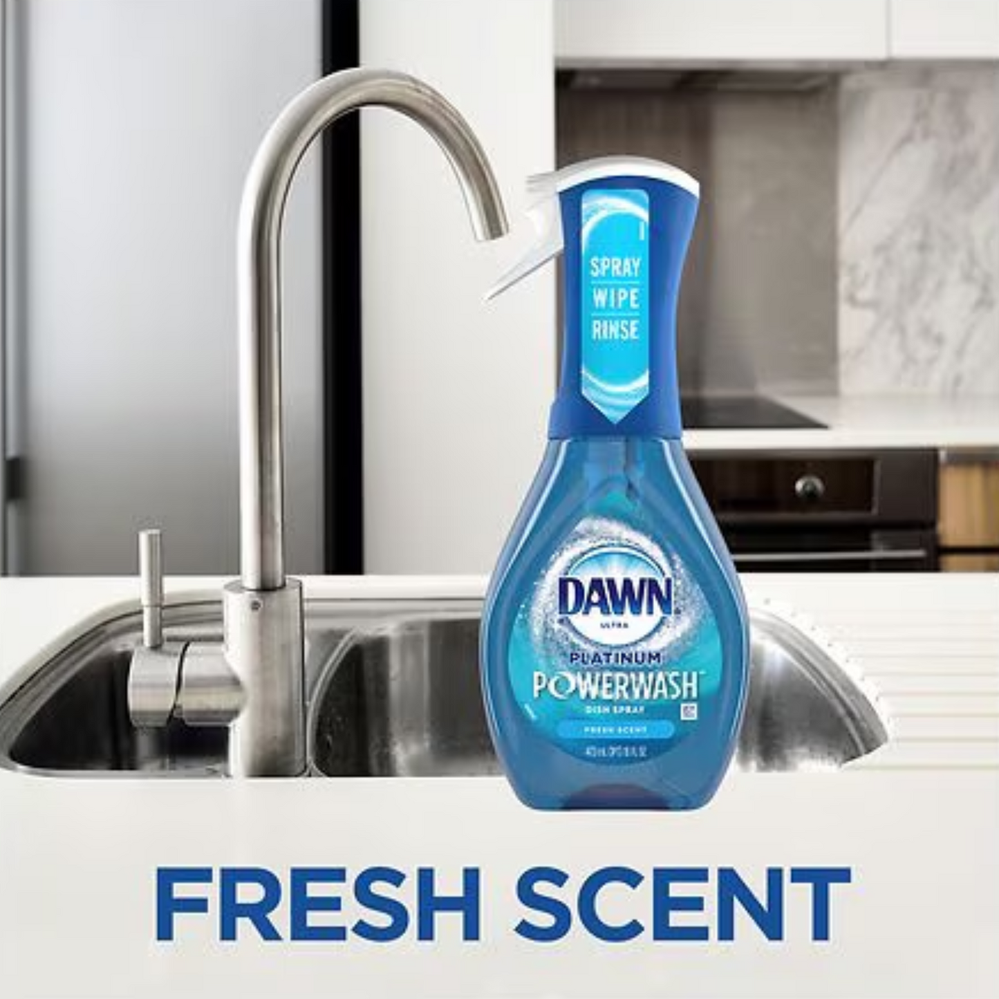 Dawn Platinum Powerwash Dish Spray & Refill Set, Fresh Scent (1 Spray + 2 Refills)