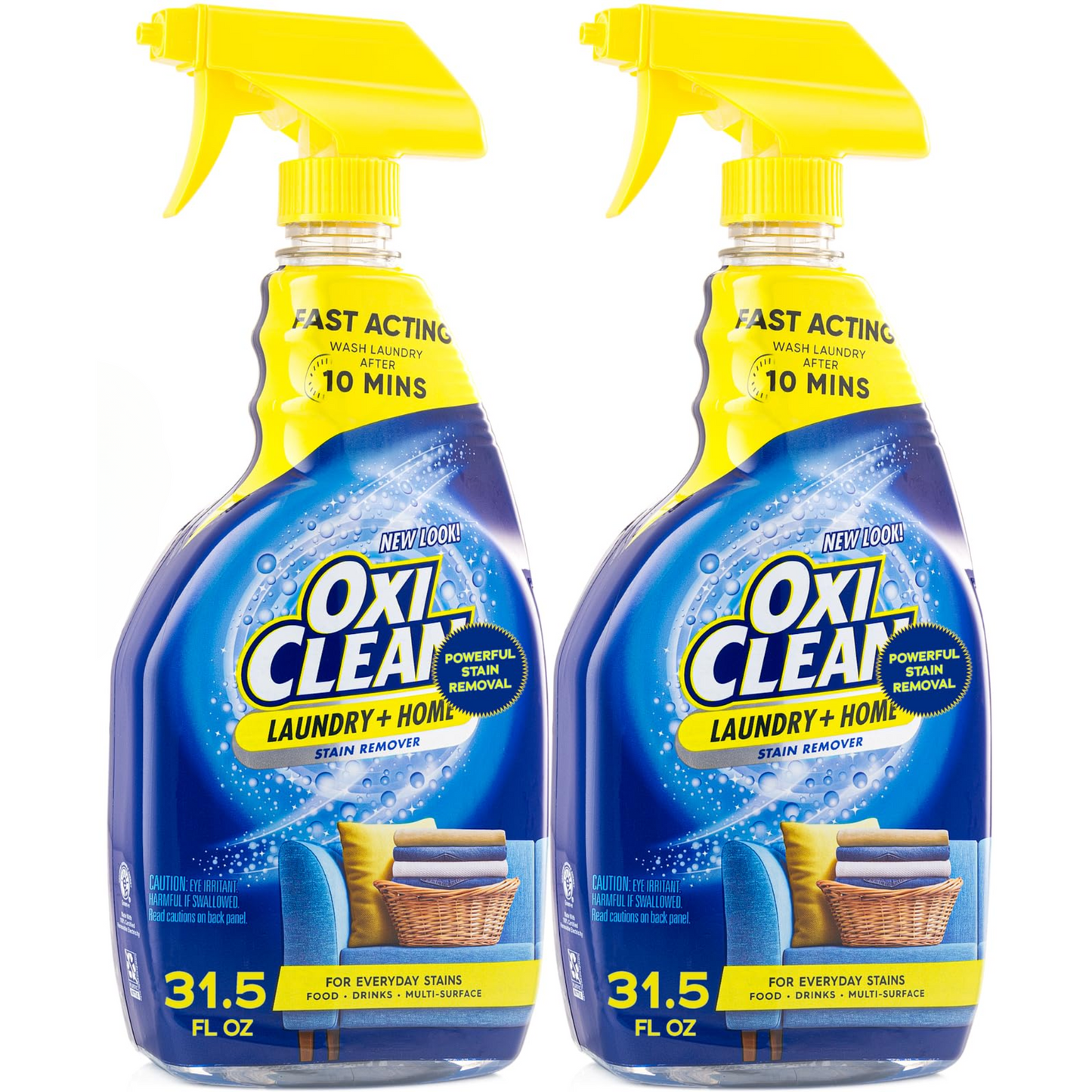 OxiClean Laundry Stain Remover Spray, 31 oz (Pack of 2)