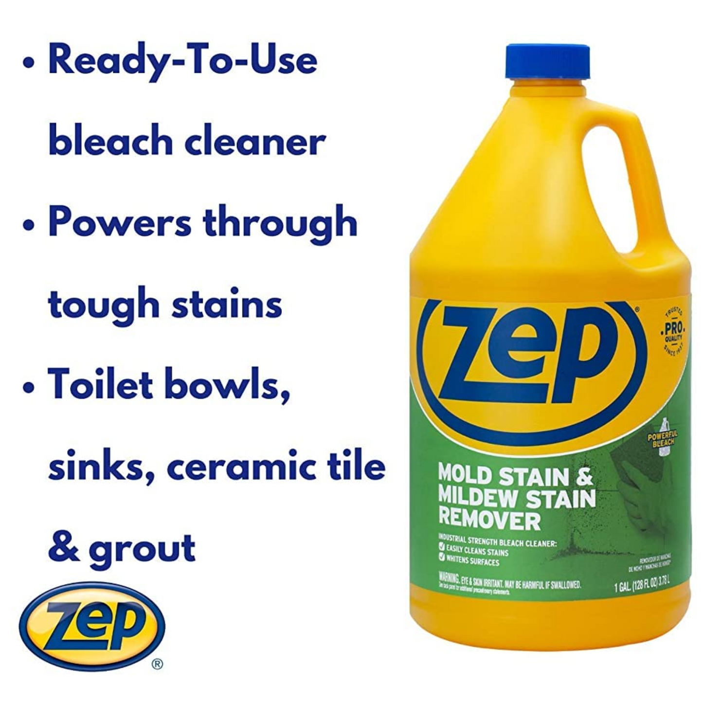 ZEP 1 Gal. Mold Stain and Mildew Stain Remover