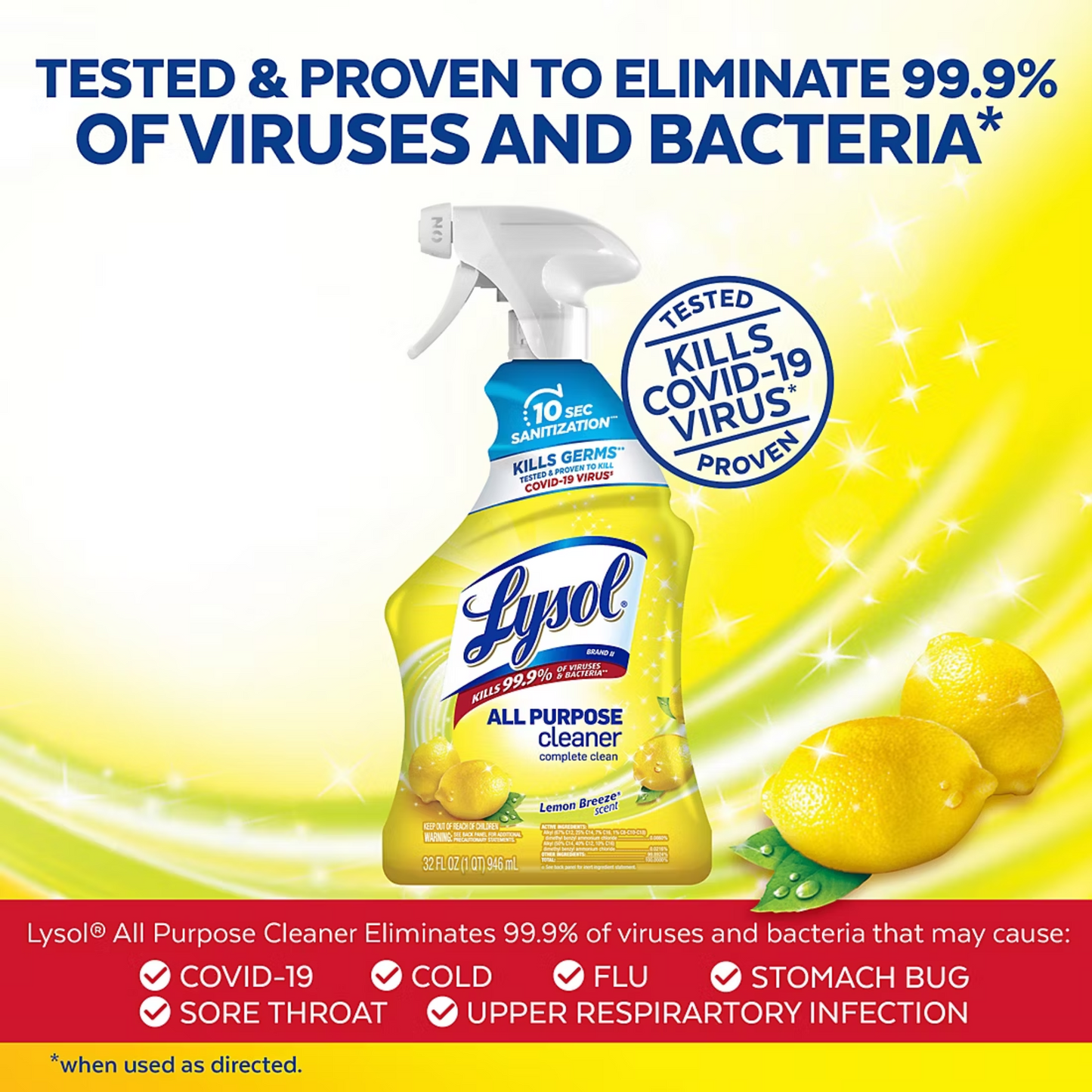 Lysol All-Purpose Cleaner 32 oz. – Lemon Breeze