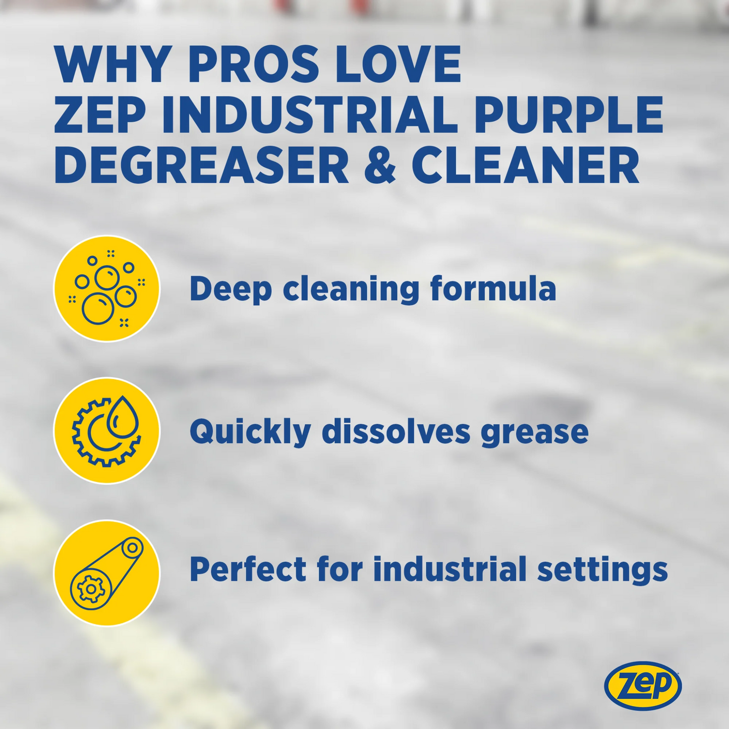 ZEP Industrial Purple Degreaser, 5-Gallon - Low-Foaming Formula for Commercial Cleaning