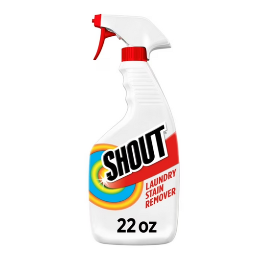 Shout Active Enzyme Laundry Stain Remover Prewash Spray, 22 oz – Advanced Enzyme Formula for Tough Stains