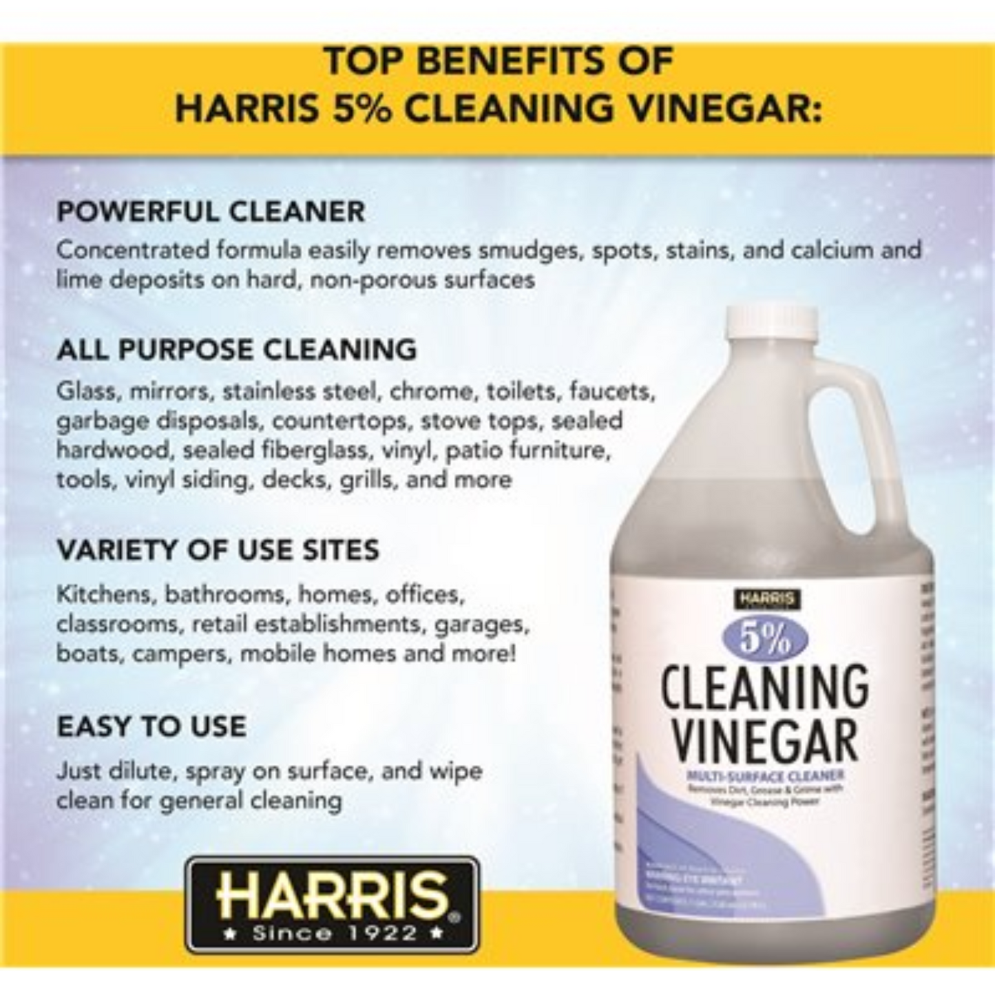 PF Harris 5% Cleaning Vinegar