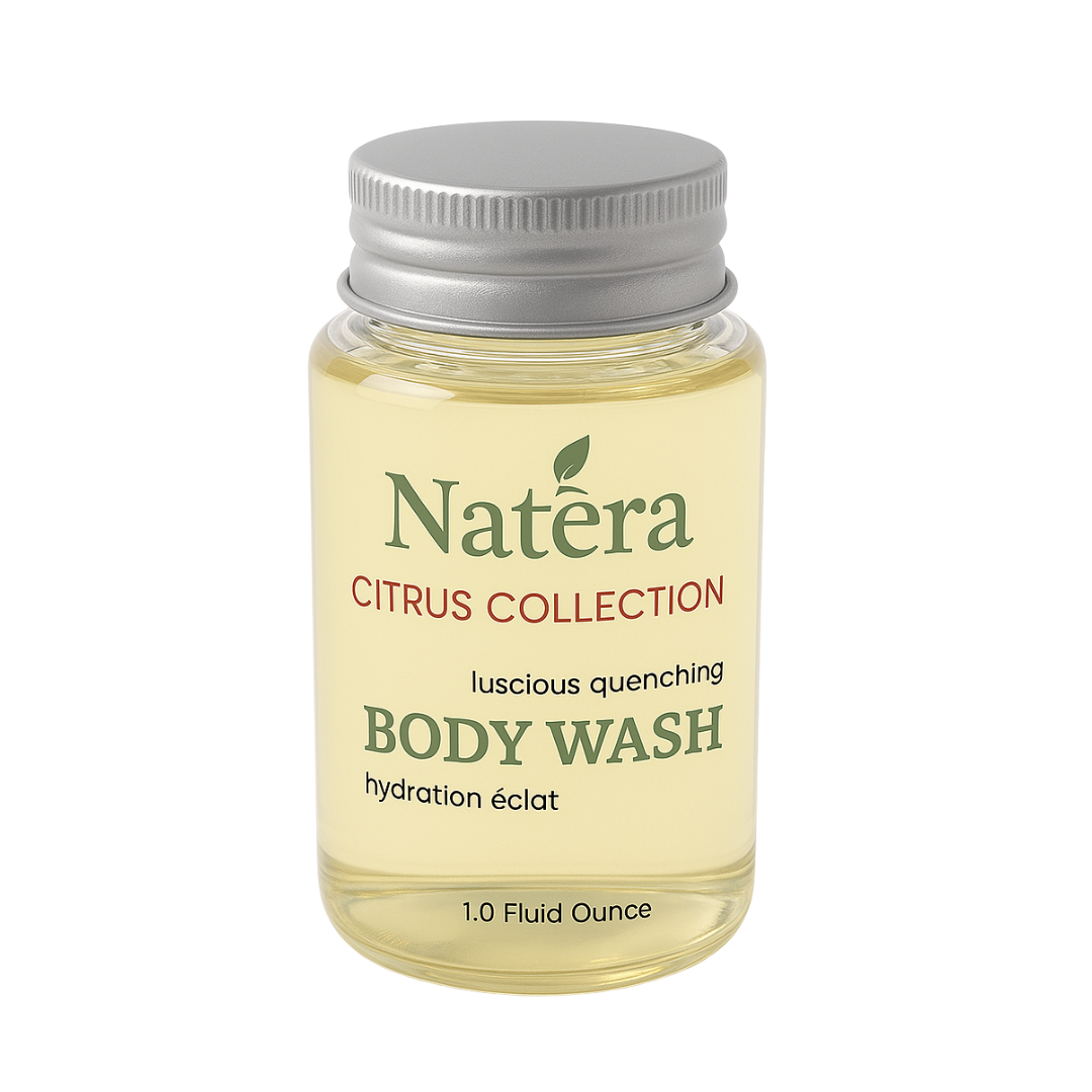 Natèra Citrus Collection Body Wash - 1 oz - Hydrating and Refreshing