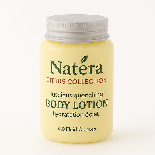 Natèra Citrus Collection Body Lotion - 4 oz l 120 ml - Nourishing and Moisturizing