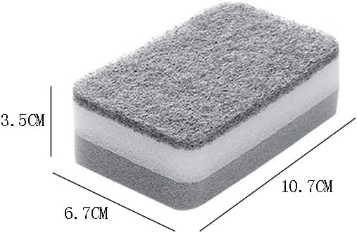 NikCatcher Double-Sided Non-Scratch Sponges – Reusable Household Scouring Pads for Kitchen & Tableware Cleaning - Pack of 10