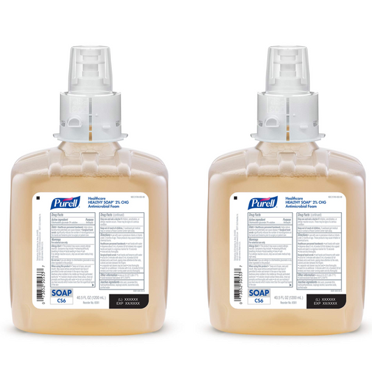 Purell® Healthy Soap® Healthcare CS6 1200 mL CHG Antimicrobial Foaming Hand Soap