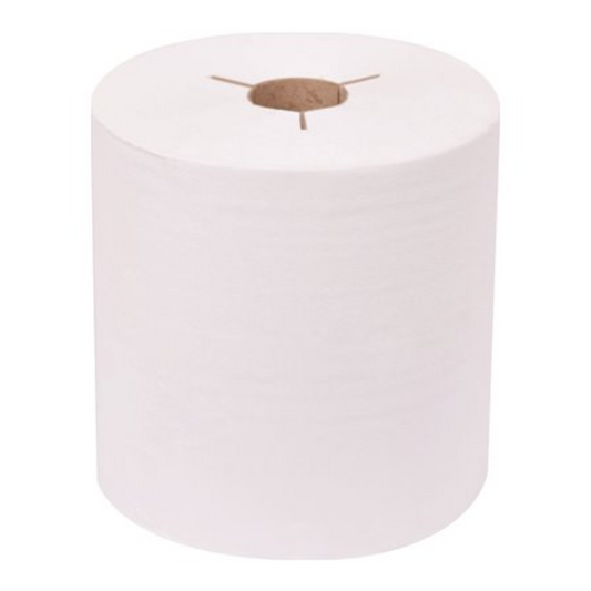 Renown Premium 8" Bright White Luxury Controlled Hardwound Paper Towels (600 ft. per Roll, 6 Rolls per Case)