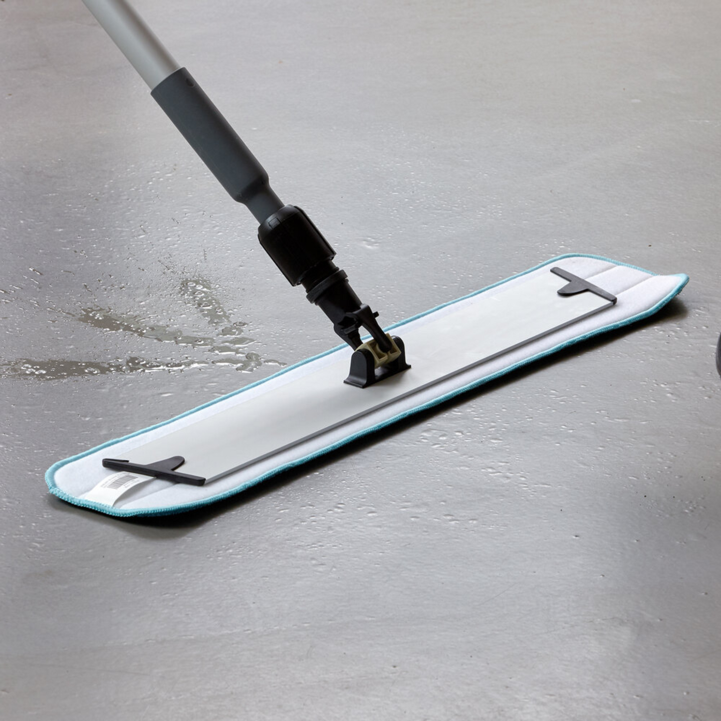 NikCatcher Aluminum Hook & Loop Microfiber Mop Frame - Lightweight & Durable
