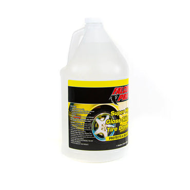 Falcon Pro Super High Gloss Silicone Tire Dressing – Wet Look Tire Shine for Cars & Trucks (1 Gal)