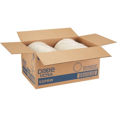 Dixie Ultra 8.5" Heavyweight Paper Plates, White - Disposable Plates (500/Case)