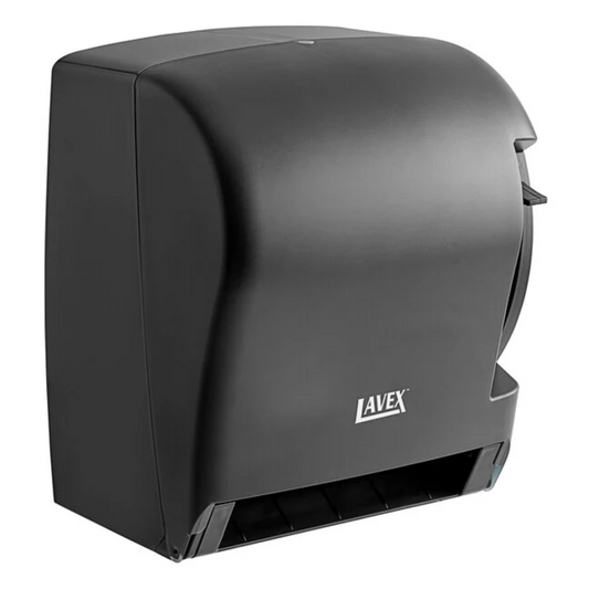 Lavex Translucent Black Lever Activated Paper Towel Dispenser