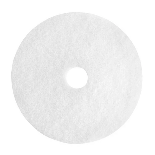 Lavex Basics 20" White Floor Pad – 5 Per Case