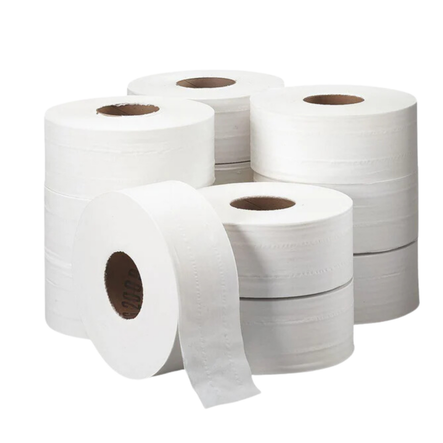 RENOWN Eco 2-Ply Embossed Jumbo Roll Tissue, 1,000 ft - 12 Rolls/Case