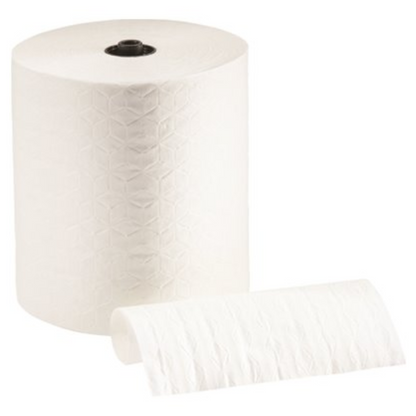 Georgia Pacific enMotion 8" White Premium Embossed 1-Ply Roll Towel (6-Rolls Per Case)