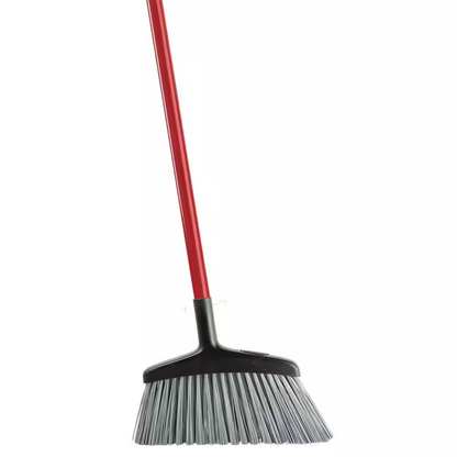 Libman 15 in. High Power Rough Surface Angle Broom with Steel Handle