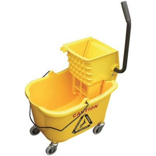 O-Cedar Maxirough Mop Bucket and Wringer - 32 qt, Yellow