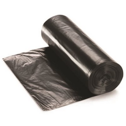 Renown 60 Gal. 1.2 mil 38 in. x 58 in. Black Can Liner (20 per Roll, 5 Rolls Per Case)