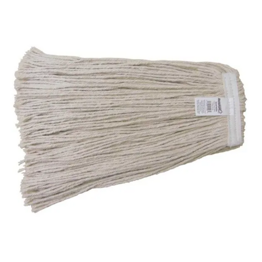 Renown 24 oz. Natural Cotton Mop Head – 4-Ply, 1" Headband, Recycled Material