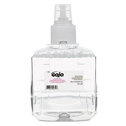 GoJo Clear & Mild Foam Handwash, EcoLogo Certified, 1200 mL Foam Hand Soap Refill for LTX-12 Touch-Free Dispenser