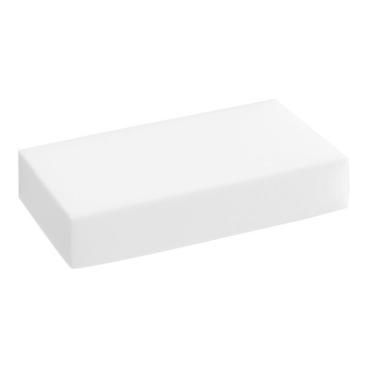 Lavex 4 3/4" x 2 1/2" x 1" White Eraser Sponge - 12/Pack