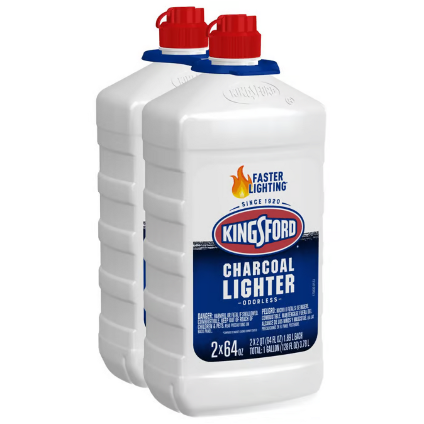 Kingsford Odorless Charcoal Lighter Fluid – 64 oz. for Quick & Easy BBQ Grilling