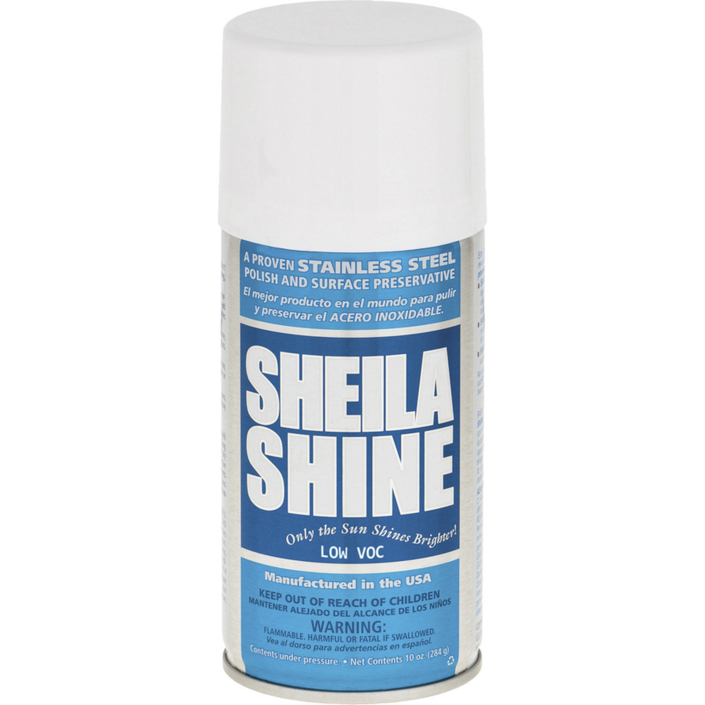 Sheila Shine Stainless Steel Polish - Oil-Based, 10 oz.