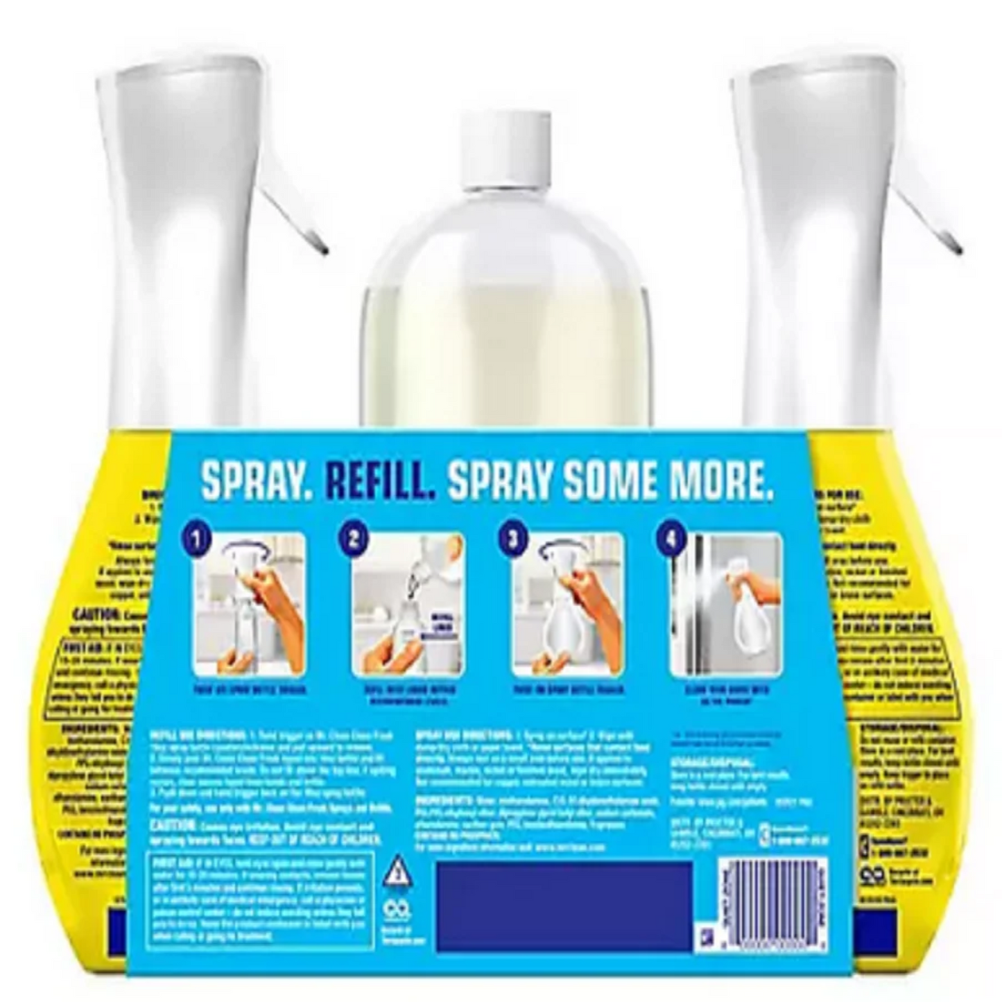 Mr. Clean Clean Freak Multi-Surface Spray + Refill, Lemon Zest – 62.9 fl. oz.