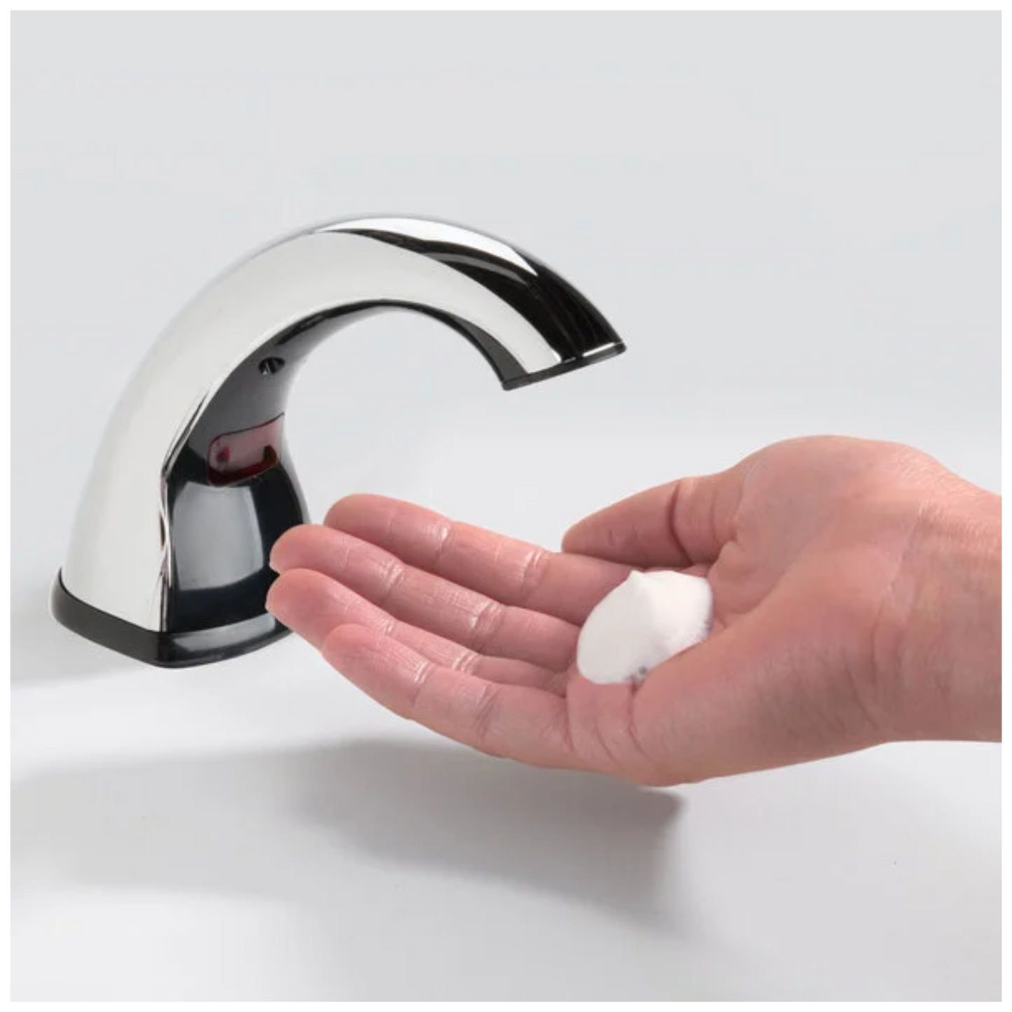 GoJo CXI Counter Mount Touch-Free Foam Soap Dispenser, Chrome Finish, for 1500/2300 mL Foam Soap Refills