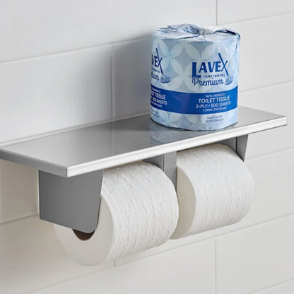 Lavex Premium 2-Ply Toilet Paper Roll, 500 Sheets, Individually Wrapped