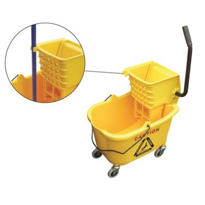 O-Cedar Maxirough Mop Bucket and Wringer - 32 qt, Yellow