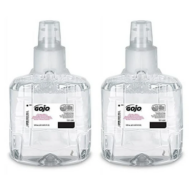 GoJo Clear & Mild Foam Handwash, EcoLogo Certified, 1200 mL Foam Hand Soap Refill for LTX-12 Touch-Free Dispenser