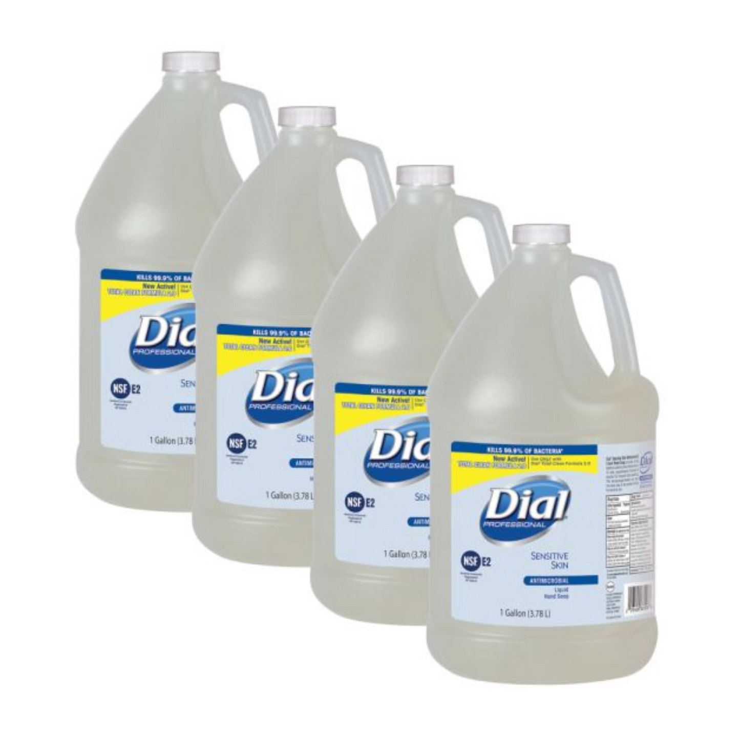 Dial Sensitive Skin Antimicrobial Liquid Hand Soap – 4/1 Gallon Refill