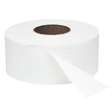 RENOWN Eco 2-Ply Embossed Jumbo Roll Tissue, 1,000 ft - 12 Rolls/Case