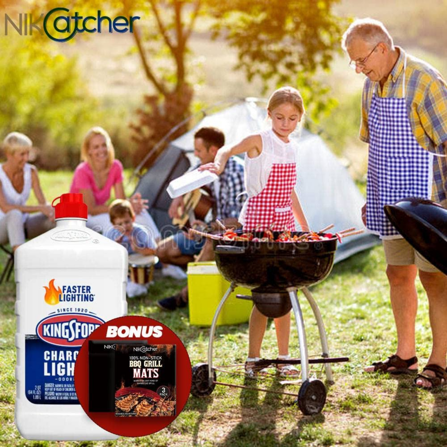 Kingsford Odorless Charcoal Lighter Fluid – 64 oz. for Quick & Easy BBQ Grilling