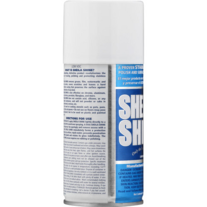 Sheila Shine Stainless Steel Polish - Oil-Based, 10 oz.