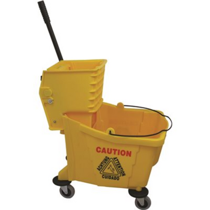 O-Cedar Maxirough Mop Bucket and Wringer - 32 qt, Yellow