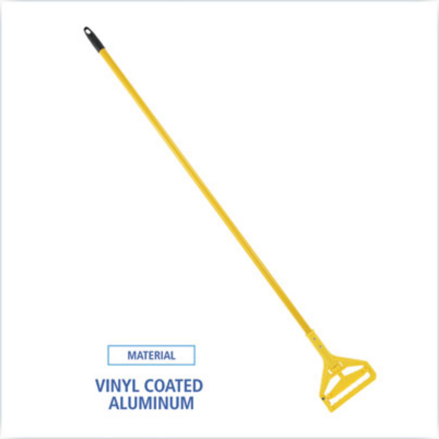 O'Dell 60" Vinyl Coated Aluminum Wet Mop Handle – Durable Quick-Change Design