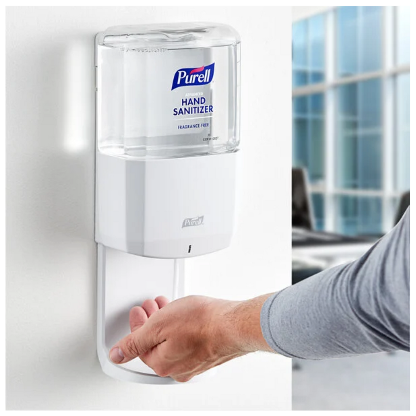 PURELL ES8 Touch-Free Hand Sanitizer Dispenser, Energy-On-The-Refill, 1200 mL Capacity, White