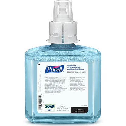 PURELL 1200 mL Hand Soap Refill for ES4 Push-Style Dispenser, Fragrance-Free & ECOLOGO Certified (2-Pack)