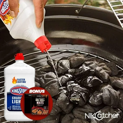 Kingsford Odorless Charcoal Lighter Fluid – 64 oz. for Quick & Easy BBQ Grilling