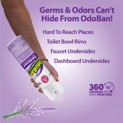 OdoBan Lavender Aerosol Disinfectant & Fabric/Air Freshener, 14.6 oz