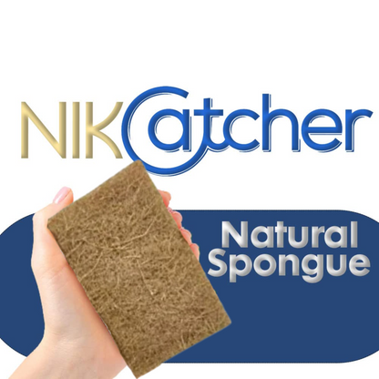 Nikcatcher Biodegradable Coconut Scrubber Sponge – 100% Wood Pulp and Coconut Fiber, 3-Pack