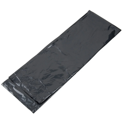 Lavex Pro 55 Gallon 3 Mil 38" x 58" Low Density Heavy-Duty Industrial Contractor Black Trash Bag Can Liner - 50/Case